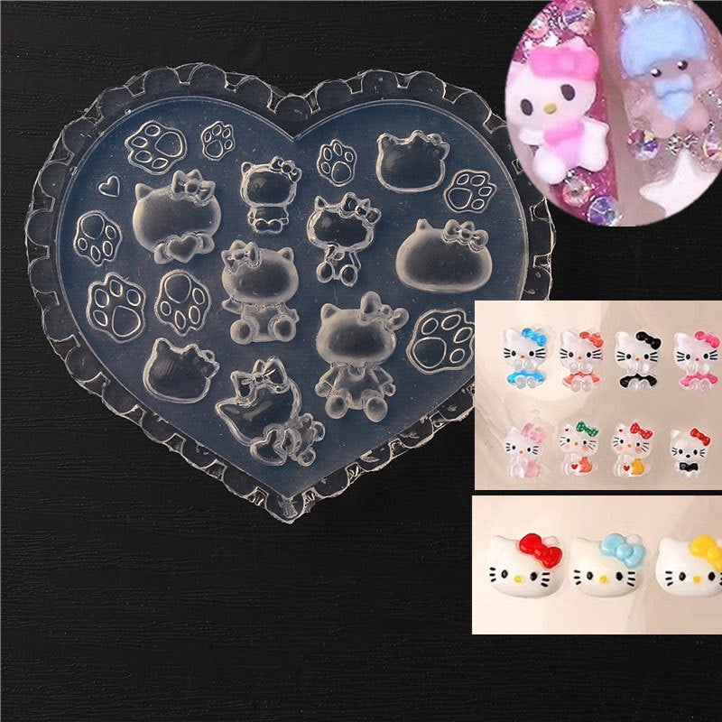 MJ03 Nailart Mold- Hello kitty