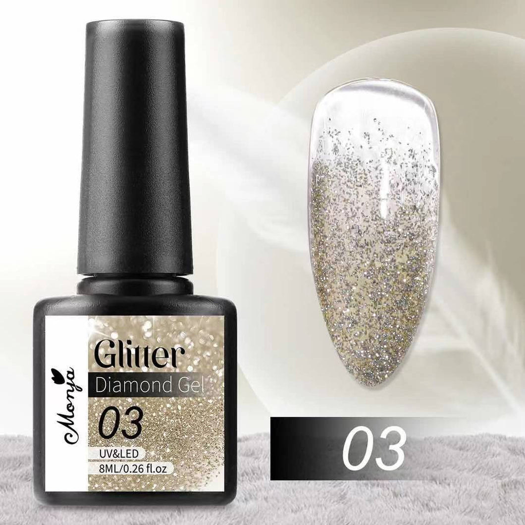 Glitter Diamond Gel Polish : colour 3