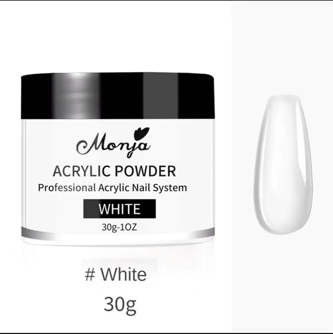 Acrylic Nail Powder : White