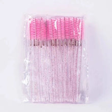 Load image into Gallery viewer, 100pcs pack Eyelash Wands Brush Comb Eyelashes
