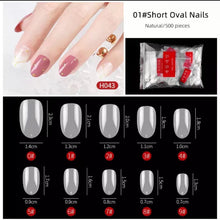 Load image into Gallery viewer, 500pcs Pack Nail Tips For Manicure Extension : H043
