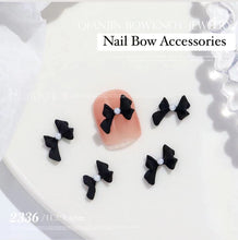 Load image into Gallery viewer, 2pcs Set Nail Art Acrylic Pearl Bow
