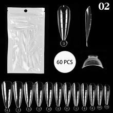 Load image into Gallery viewer, 60pcs Poly Building Gel Extension Tip
